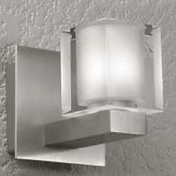 LumenArt Alume 1-Light Wall Sconce; Without Aluminum Square Junction Box Cover Staples